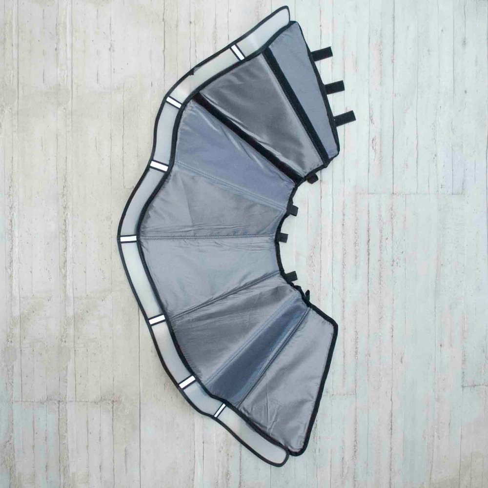 Protective Padded Dog Cone with Velcro Close and Attached to Collar size… - Picture 3 of 7